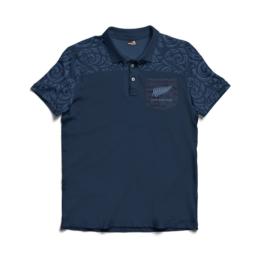 Mens Dri Fit Polo - Ta Moko