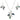 Paua Leaves Rhodium Necklace Set