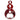 Red Twist Bottle Opener Magnet