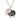 Boxed paua sheep zircon rhodium pendant