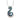 Boxed paua laser koru rhodium pendant