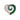 Koru/spiral heart paua magnet