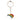 Multicolor kiwi & paua stainless steel keyring