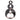 Black Twist Bottle Opener Magnet