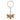 Bee stainless steel keyring