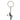 Paua Tui stainless steel keyring
