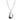 Boxed Paua fish-hook&laser rhodium pendant