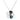 Boxed paua hibiscus rhodium pendant
