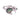 Boxed Paua kiwi rhodium adjustable ring
