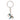 Fantail Stainless Steel Keyring