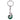 Paua Manaia Stainless Steel Keyring
