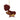 Decoration Flock Flirting Fantail Red