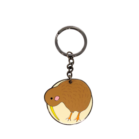 Kimi the Kiwi Enamel Keyring