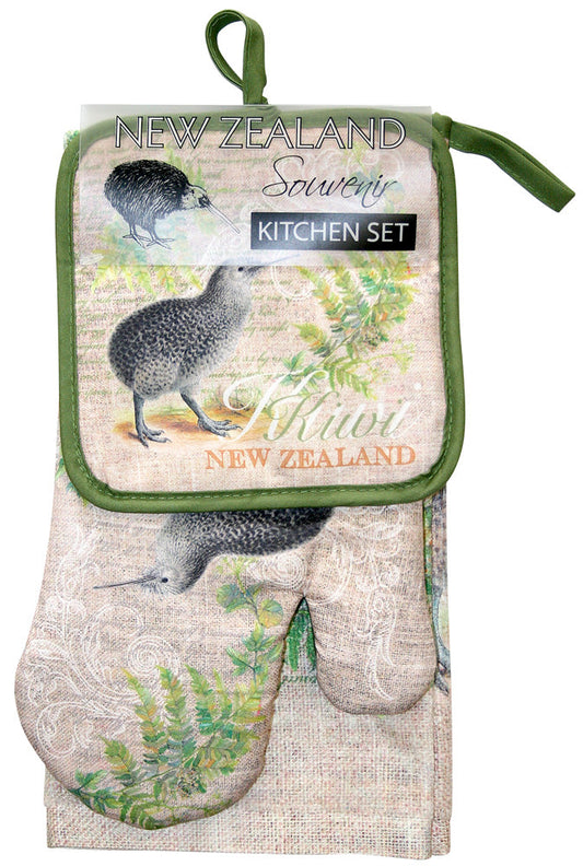 Kitchen Set 3pk Kiwi