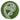 Jo Luping Design - Ponga Ivory on Green - Placemat