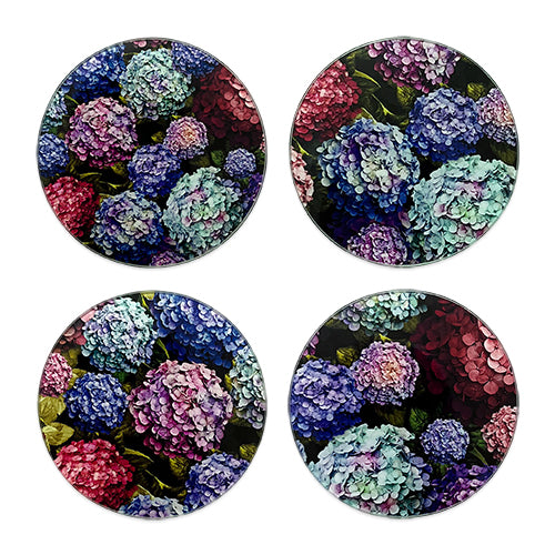 Coaster Set Hydrangea Bouquet