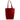 Tote Bag Felt NZ Flowers & Fern Maroon 42x40cm