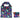 Shopping Bag Foldable NZ Native Birds Navy Blue