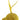 CLAY KIWI GOLD GLITTER TREE DECORATION