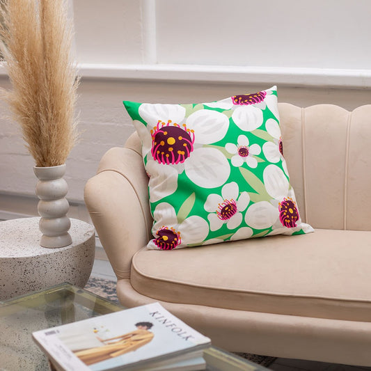 Bright Botanical Manuka Cushion Cover