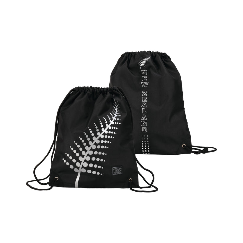 Drawstring Bag Silver Fern