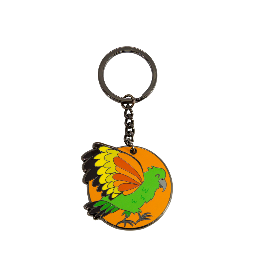 Kevin The Kea Enamel Keyring