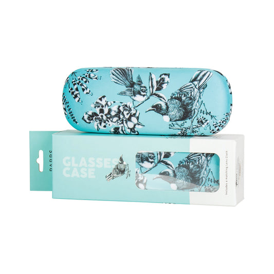 Glasses Case Birds Pastel Blue