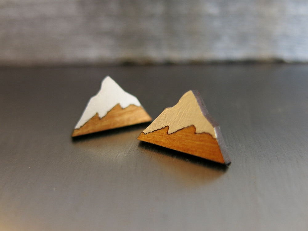 Aoraki Mt Cook Rimu Earrings