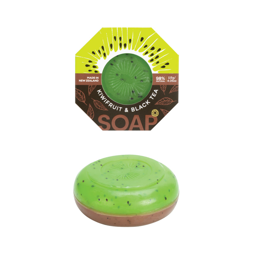 Kiwifruit & Black Tea Soap 115g