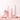 Peony Rose Icicle Candle (Blush)