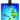 NZ map with landmark icons luggage tag