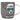 Grey cool sheep coffee mug