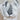 White Silver Fern Scarf