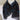 Black Paua Print Fern Scarf