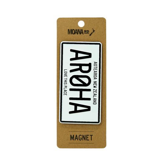 Number Plate Magnet - Aroha