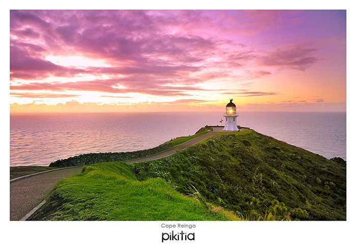 Cape Reinga NZ Postcard