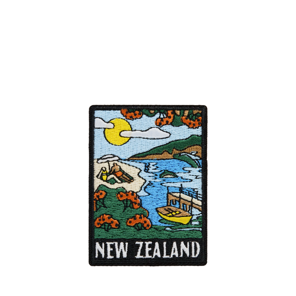 NZ Beaches Iron-On Patch