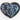 Natural Paua Heart Magnet