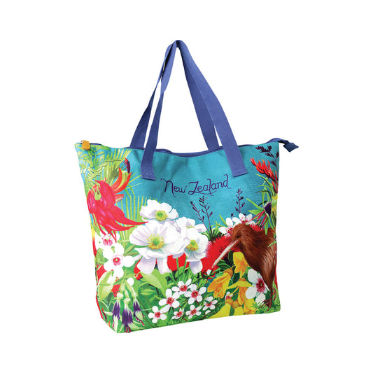 Shoulder Bag Kiwi Flower Blue