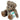 Travelling Teddy Soft Toy 28cm