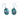 Fantail Sterling Silver with Paua Oval Drop Earrings