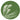 Jo Luping Design - Toetoe Ivory on Green 10cm - Round Coaster