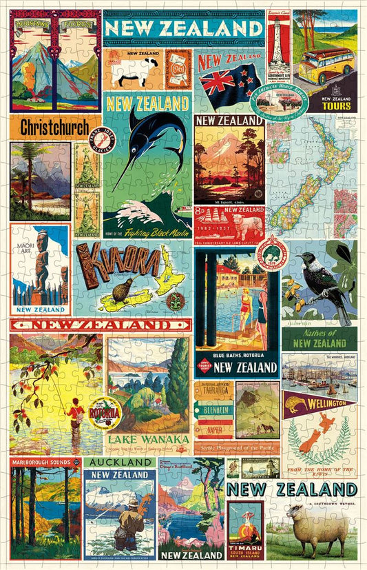 Cavallini & Co - NZ Images 500 Pce - Vintage Puzzle