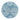 Jo Luping Design - Kina Blue 10cm - Round Coaster