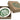 Jo Luping Design - Green Fern Frond On White - 7cm Porcelain Bowl