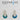 Blue Paua Circle Drops Earring
