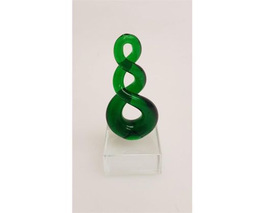 9.7CMH GLASS ETERNAL KNOT KORU